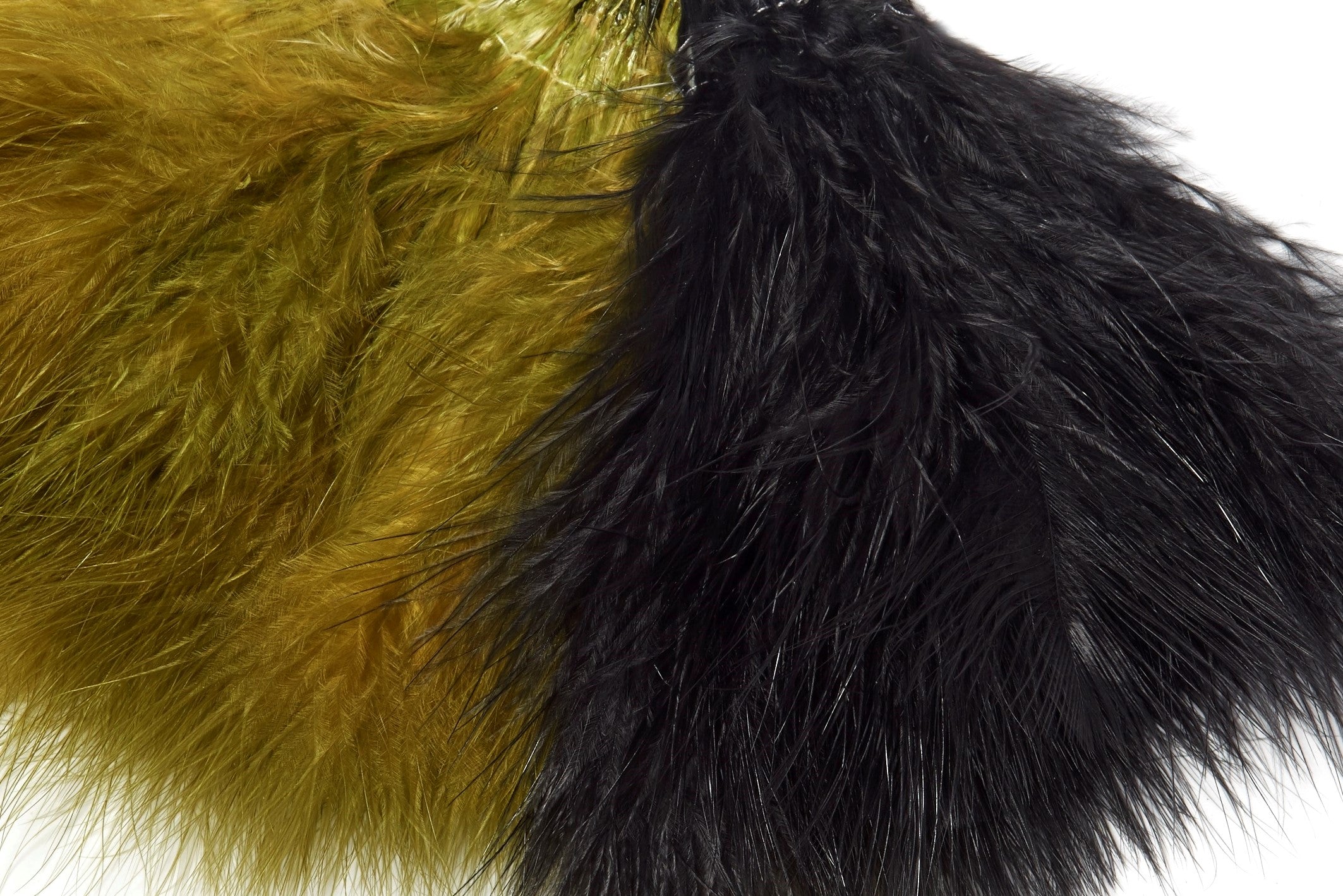 BLACK Strung Marabou Turkey Feathers for Fly Fishing, Fly Tying, D.I.Y Arts  and Crafts ZUCKER® 