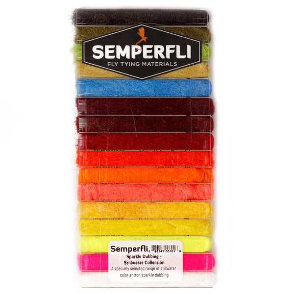semperfli sparkle dubbing stillwater collection 16 colours fly tying