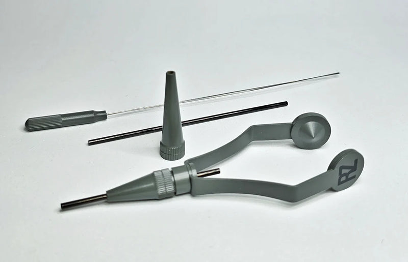 raidzap rz xact bobbin grey for fly tying