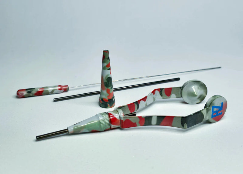 raidzap rz xact bobbin red camouflage for fly tying