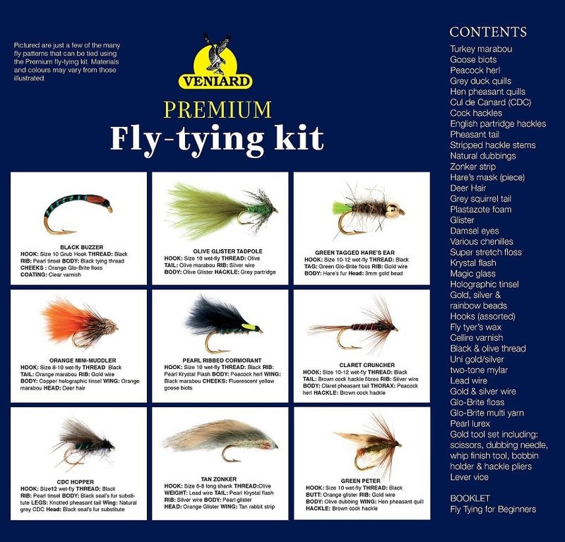 fly tying beginner booklet veniard- Troutflies UK