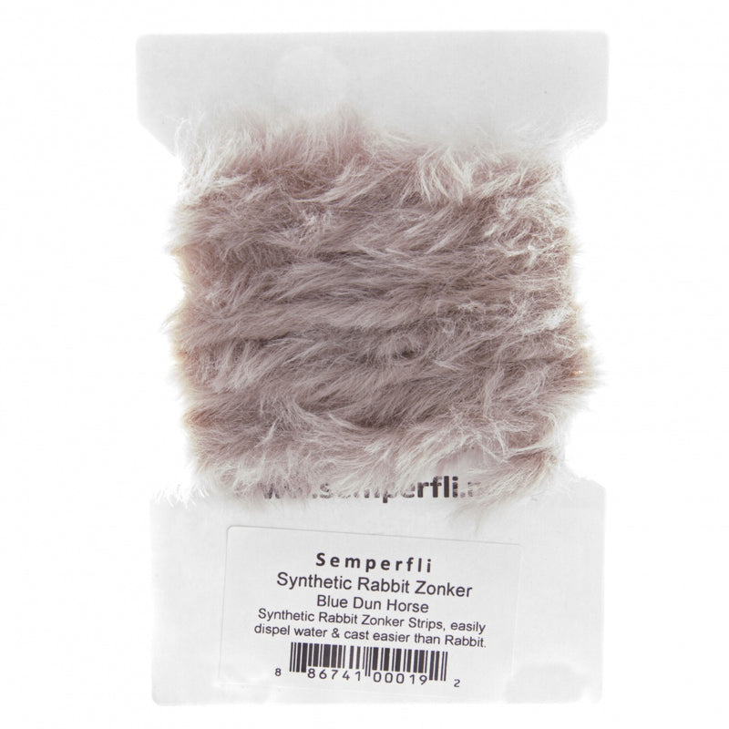 Semperfli Synthetic Rabbit Zonker Strips - 'wabbit'
