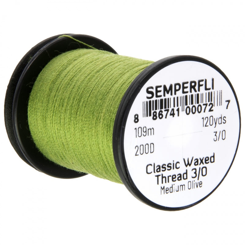 Semperfli Classic Waxed Thread 3/0 120 Yard