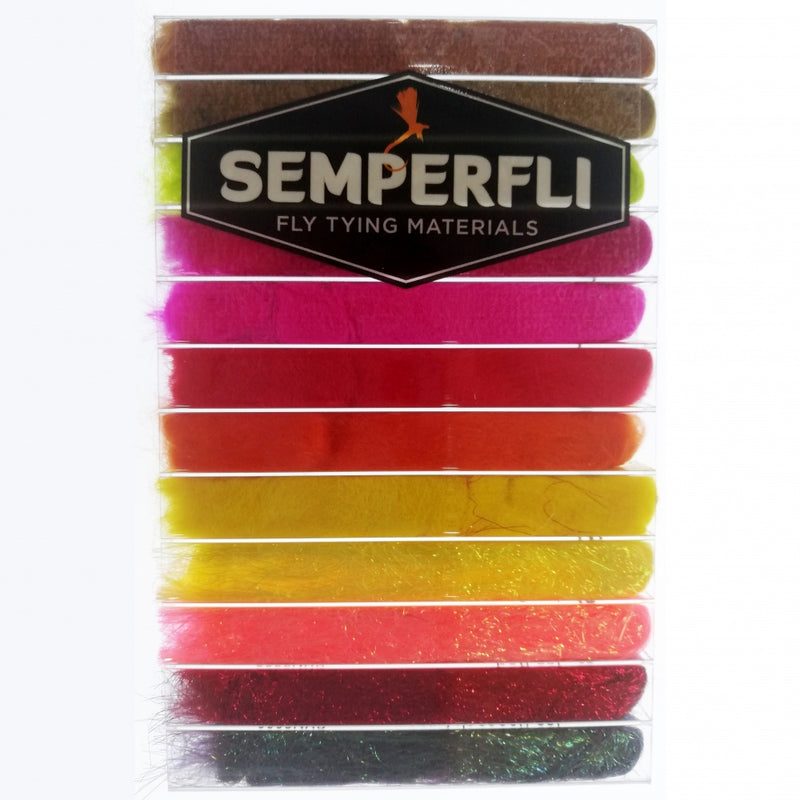 Semperfli Superfine Dubbing Dispensers - Natural / Steelhead / Standard
