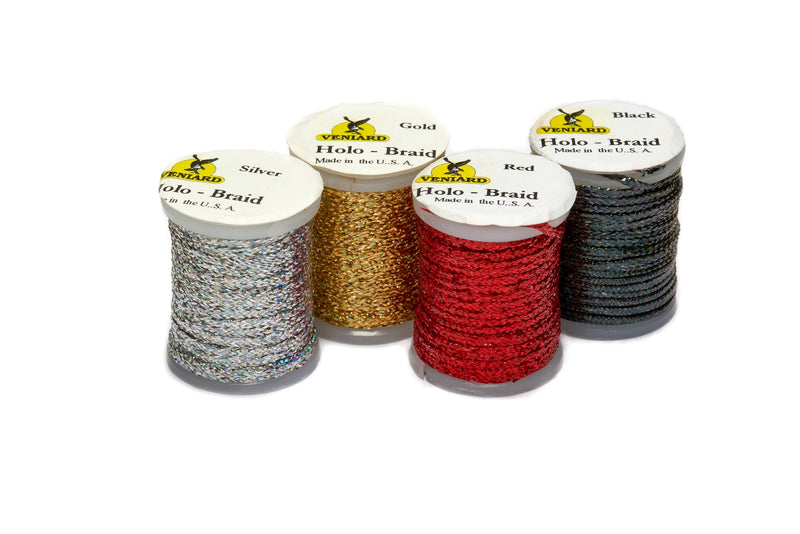 Veniard Holographic Flat Braid for fly tying