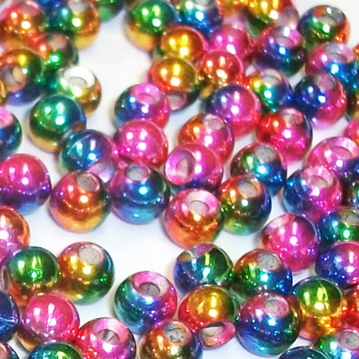 Turrell Brass beads - Rainbow