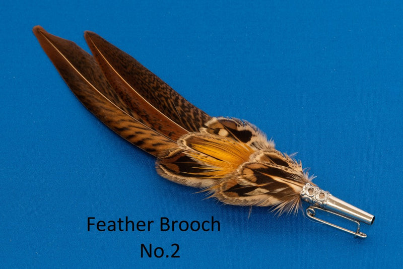 Veniard Feather Brooch (Cock Pheasant & Hackle)