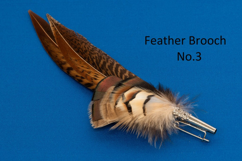 Veniard Feather Brooch (Cock Pheasant & Hackle)
