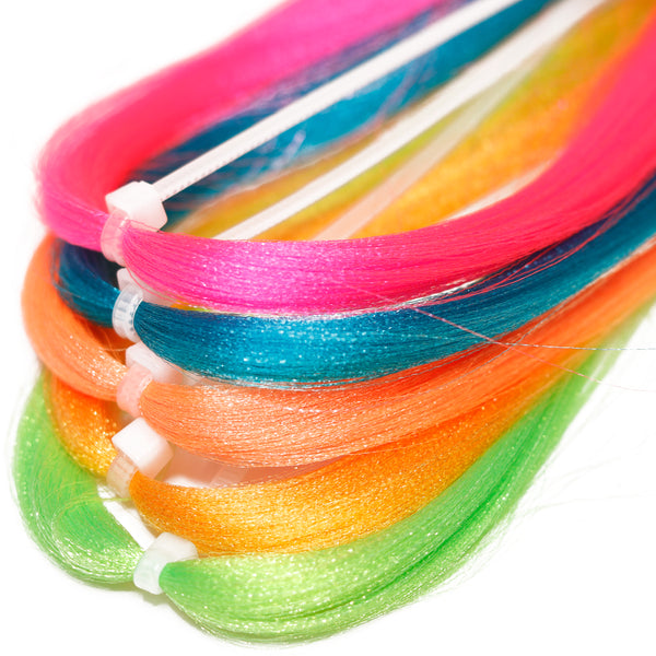 fluoro fibre for fly tying all colours