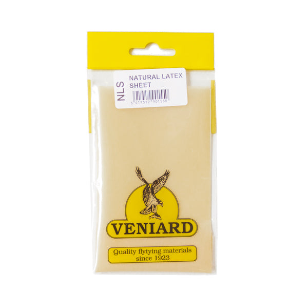 Veniard Latex Sheet - natural (15 x 15cm) for fly tying