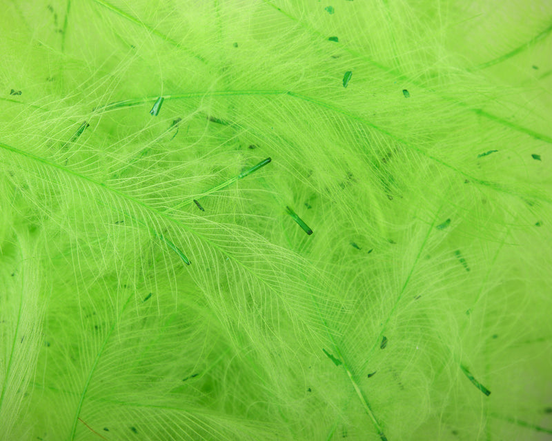 petitjean cdc for fly tying fluorescent green