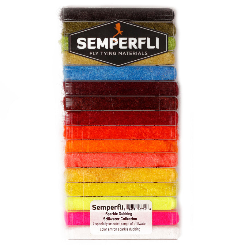 semperfli sparkle dubbing stillwater collection 16 colours fly tying