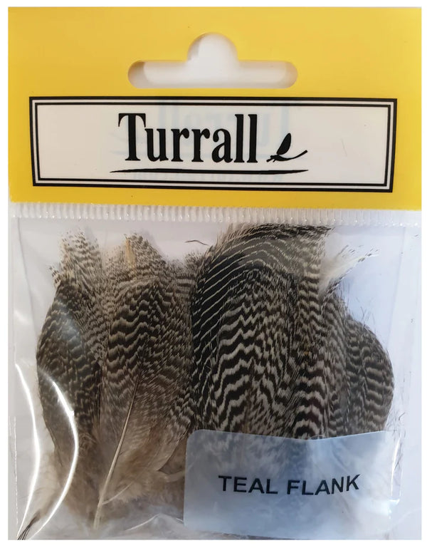 turrall teal flank fly tying feathers