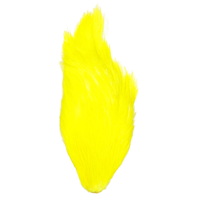 Veniard Chinese Cock Capes necks for fly tying fluorescent yellow