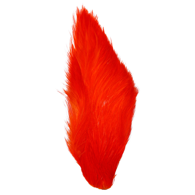 Veniard Chinese Cock Capes necks for fly tying hot orange