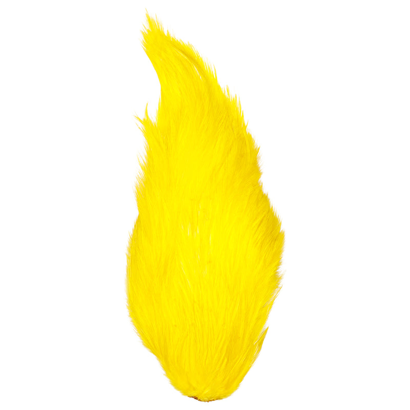 Veniard Chinese Cock Capes necks for fly tying yellow